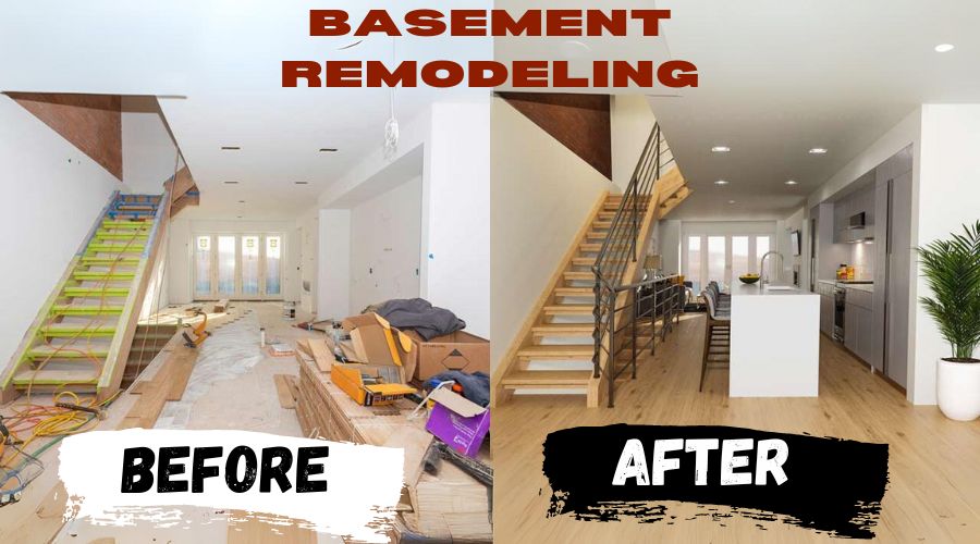 Basement Remodeling Projects - After and Before